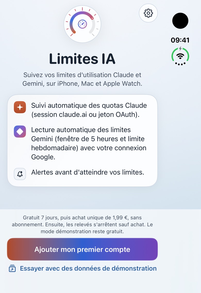 Écran d'accueil sur l'écran extérieur de l'iPhone Duo.