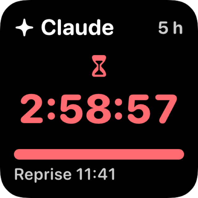 Widgets : StandBy, limite atteinte